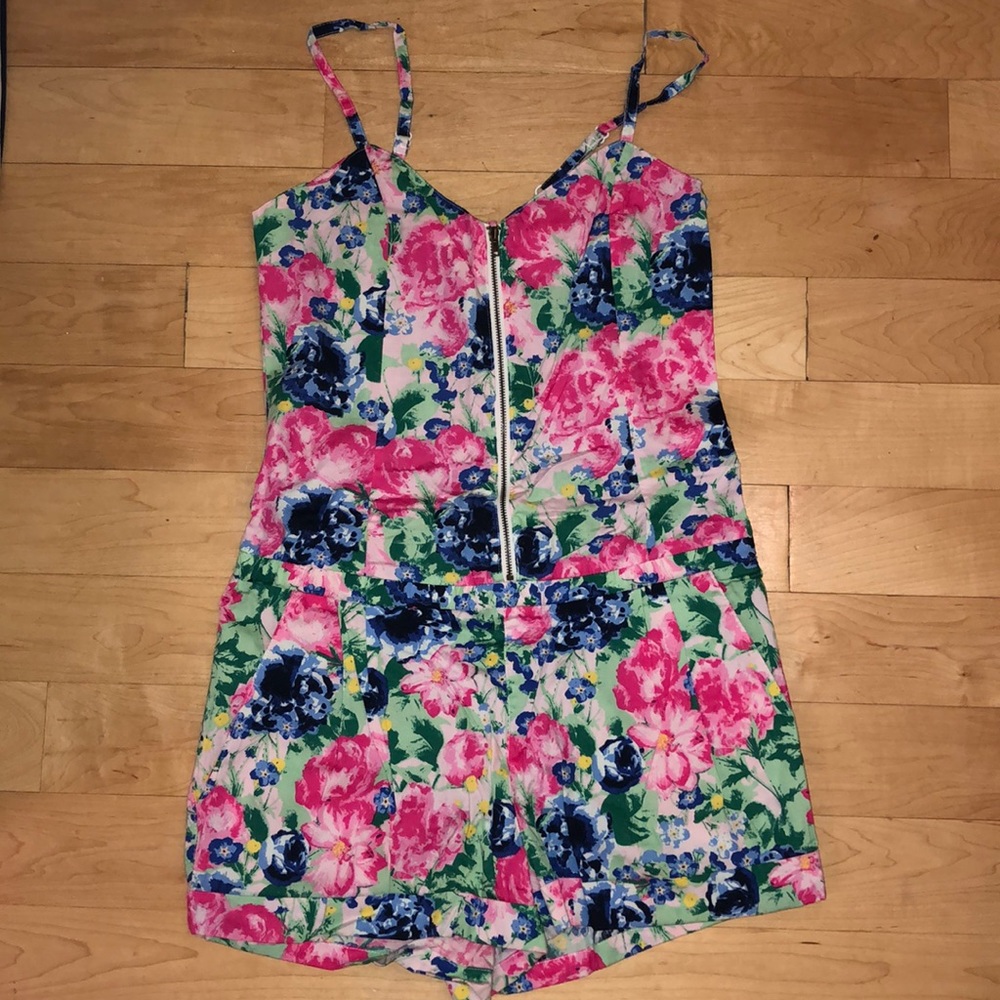 H&M Floral print Romper/ Playsuit